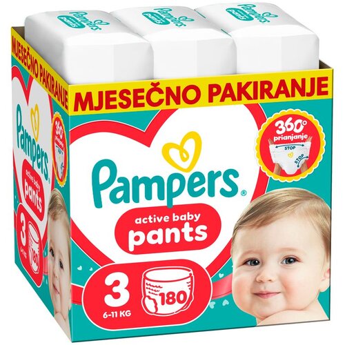 Pampers hlačne plenice Pants, velikost 5 (11&amp;ndash;17 kg), 136 kosov Slike