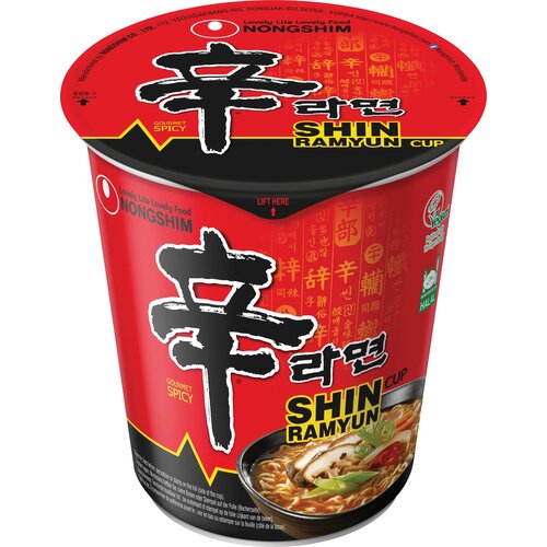 Instant Cup Noodles - Spicy (Shin Ramen) - 68 g Cene