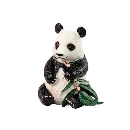  Kolekcionarska figurica velika panda s bambusom Cene