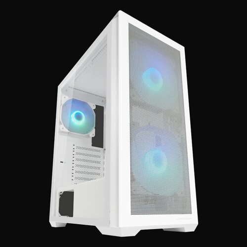 LC-Power Case Gaming 717WMeshwork_L Light, White,2x 140mm fan, 1x 120 mm fan Cijene