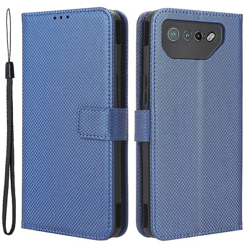 INORCO Ovitek za telefon Asus ROG Phone 7 5G Diamantna tekstura, etui za telefon, stojalo iz PU usnja, lupina denarnice, (22033254) Slike