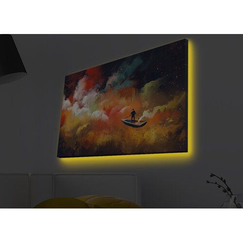Opviq Slika na platnu sa LED osvetljenjem 45x70cm Cijene