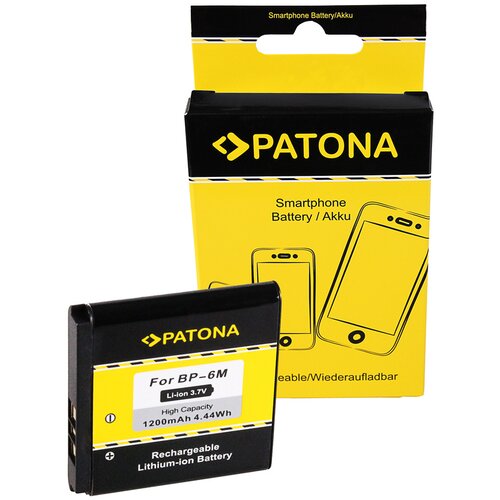 Patona Baterija za Nokia 3250 / 6280 / 9300 / N73 / N93, 1200 mAh Slike