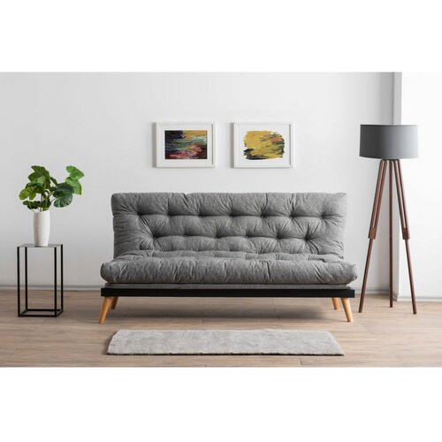 Atelier Del Sofa saki - light grey light grey 3-Seat sofa-bed Slike