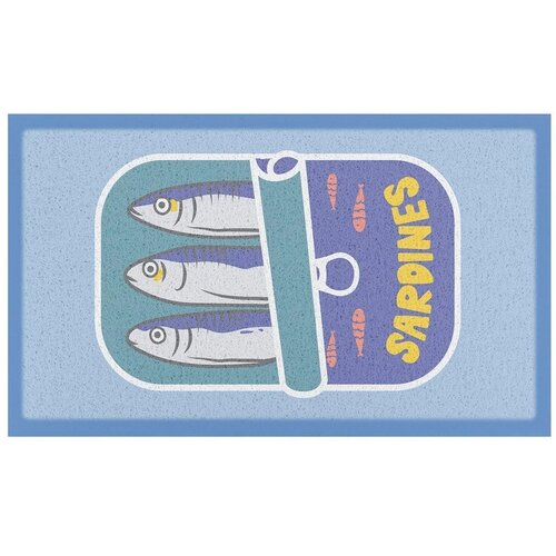 Artsy Doormats Predpražnik iz reciklirane plastike 40x70 cm Sardine Tin &amp;ndash; Slike