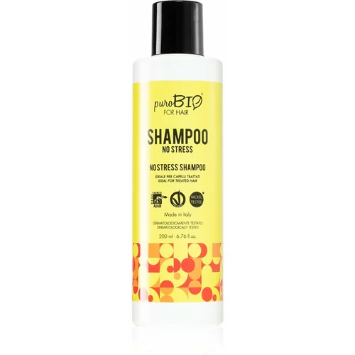 puroBIO cosmetics No Stress šampon za učvršćivanje 200 ml
