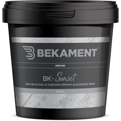 Bekament bk-sunset srebro 1/1 dekorativna boja sa sedefastim efektom Slike