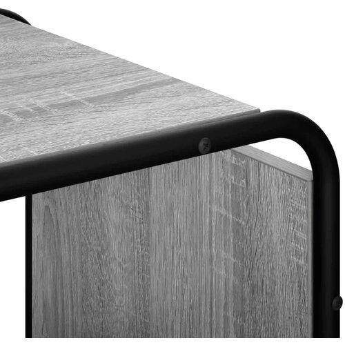  Komoda Siva Sonoma 98 x 37 5 x 75 5 cm Konstruirano drvo - Siva Sonoma 98 x 37 5 x 75 5 cm Cijene