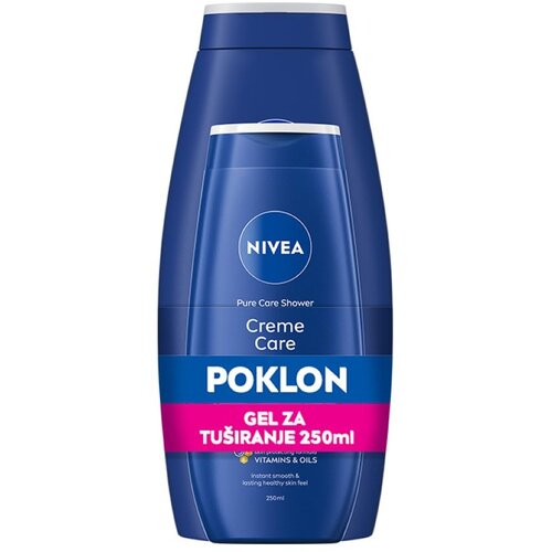 Nivea Creme Care kremasti gel za tu&scaron;iranje 500+250ml gratis Cene