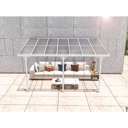 WESTMANN Nadstre&amp;scaron;nica za terasu - 435x300 cm (13 02 m&amp;sup2;) - Bijela - BRANDED IN GERMANY Slike