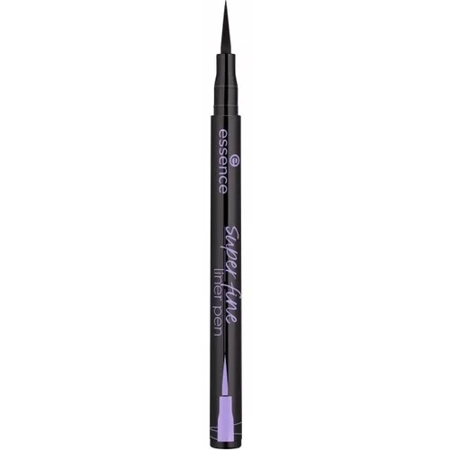 Essence Super Fine Liner Pen olovka za oči s ultrafinim vrhom 1 ml Nijansa 01 deep black