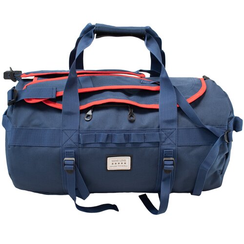 Semiline Unisex&amp;#039;s Fitness Bag/Travel Bag A3051-2 Navy Blue/Red Slike