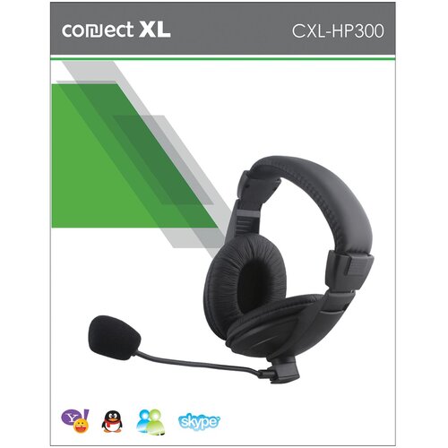 Connect Xl Slušalice+mikrofon, set, konekcija Jack 3.5mm,kožni jastučić – CXL-HP300 Cijene