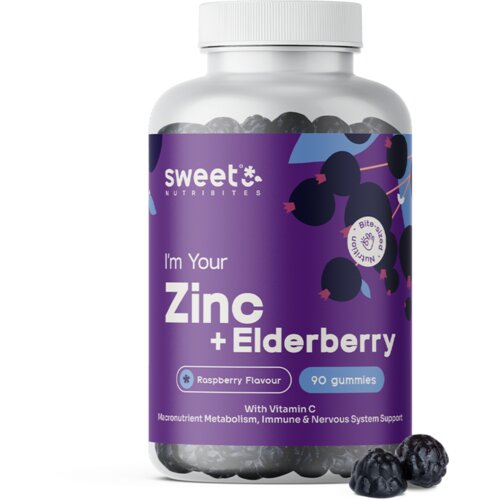 Sweet Nutribites Zinc + Elderberry - 90 gum. bomb. Cene