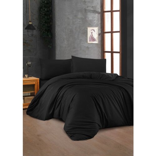  black ranforce double quilt cover set (de) Cene