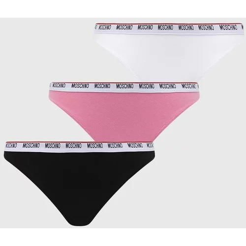 Moschino Underwear Gaćice 3-pack boja: ružičasta, 241V6A23044402