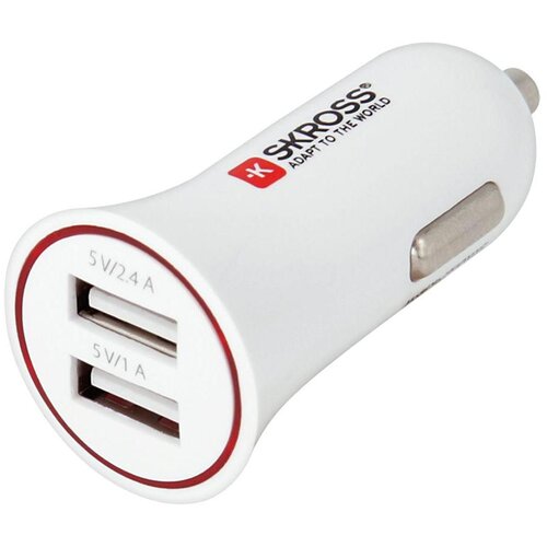 Skross DC27 - Auto punjač 2xUSB/3400mA/12-24V/5V Slike