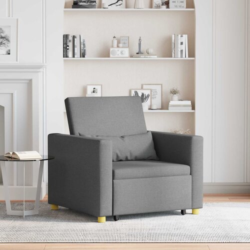 SOFA na razvlačenje Singl Tamno siva 90 x 165 x 87 cm tkanina Cijene