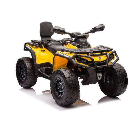 Quad Štirikolesnik na akumulator Can-Am Outlander ATV 4x4 200W - rumen Cene