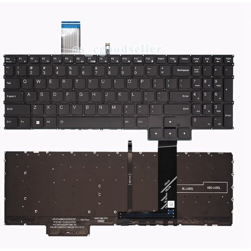  tastatura za laptop lenovo legion 5 pro 16ARH7 16ARH7H 82RY 82RG rgb backlight mali enter Slike
