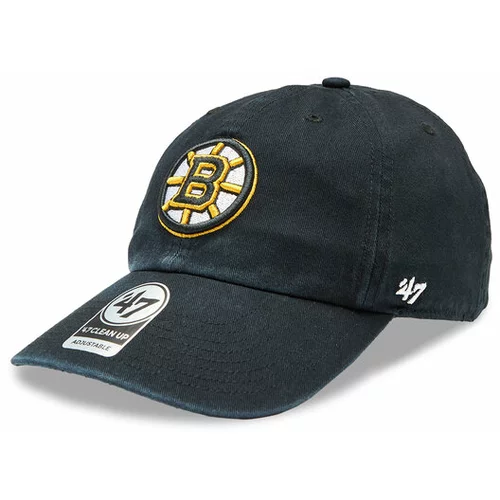 47 Brand Kapa s šiltom NHL Boston Bruins '47 CLEAN UP H-RGW01GWS-BK Črna