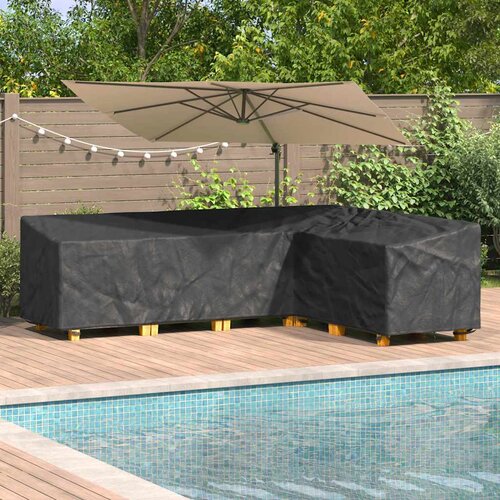 VidaXL Prevleka za zunanje pohi&amp;scaron;tvo 286 x 222 x 80 cm 210D tkanina Slike
