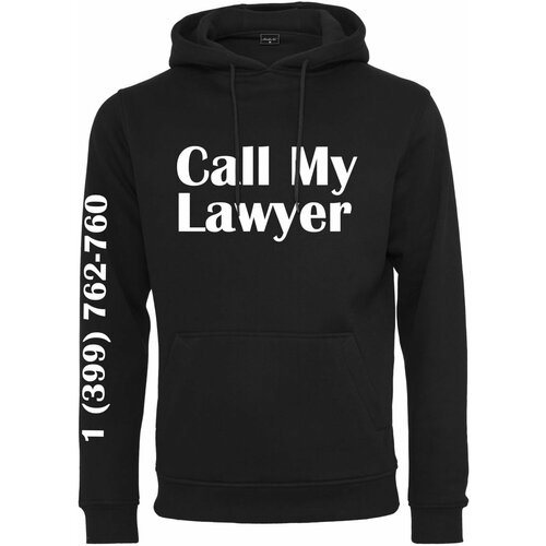 MT Men Men's Call My Lawyer Hoody - Black Cene