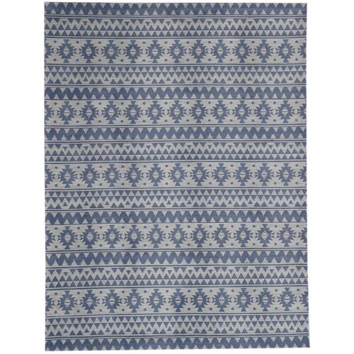Kayoom VINTAGE PREPROGA 160/230 cm tkano svetlo modra Slike
