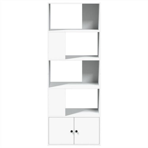  Regal za knjige bijeli 70 x 36 x 189 cm od konstruiranog drva Slike