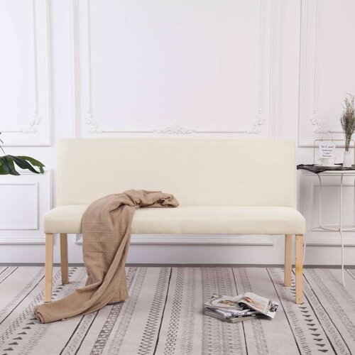  Klupa od poliestera 139,5 cm krem Cijene