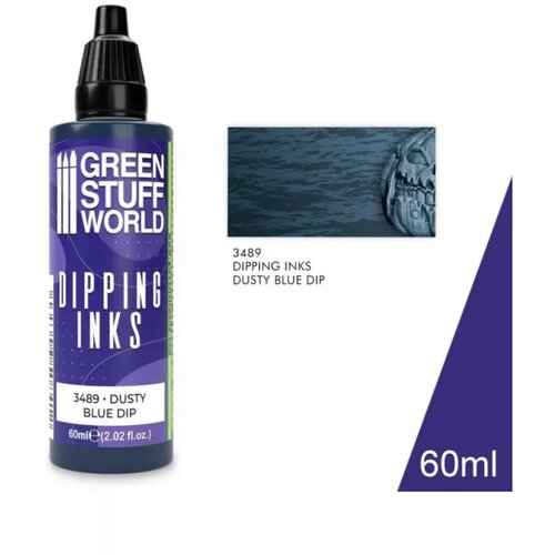 Green Stuff World Dipping ink 60 ml - DUSTY BLUE DIP boja Slike