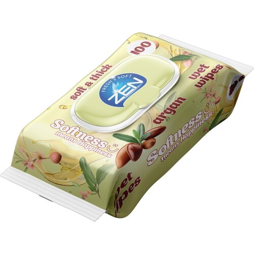 Zen Vlažne maramice Argan, 100 komada Slike