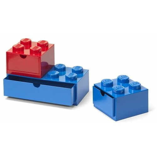 Lego stone fioke set (3 kom): Crvena, plava ( 43250800 ) Cene