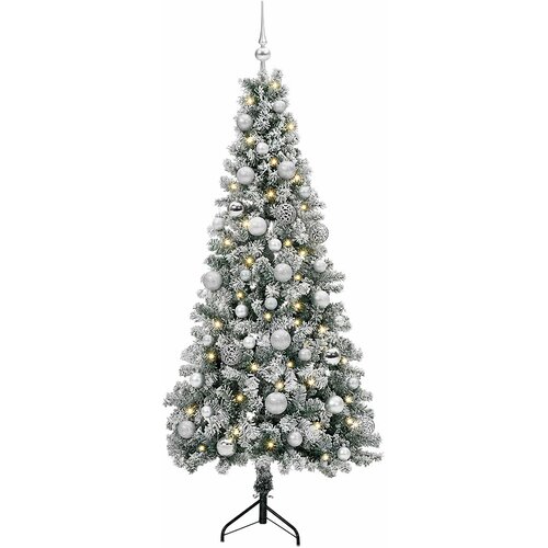  Umjetno božićno drvce s kuglicom 150 cm 150 LED lampica Slike