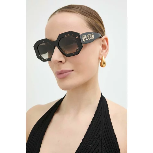 Philipp Plein Sunčane naočale za žene, boja: crna, SPP098M_530700
