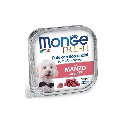Monge Pa&amp;scaron;teta za pse sa ukusom govedine 100g Slike
