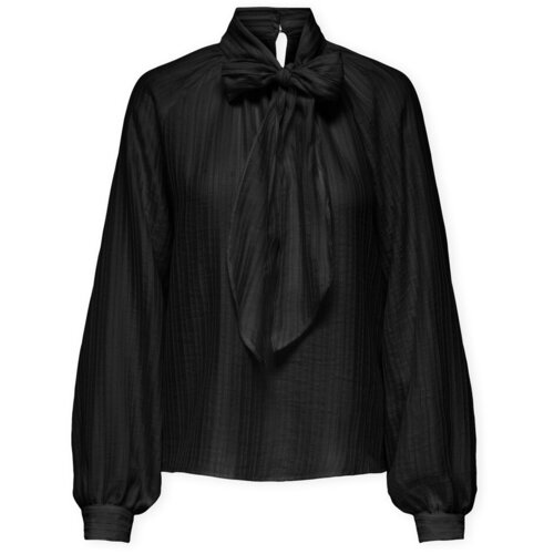 JDY Topi &amp;amp; Bluze Top Norma - Black Črna Slike