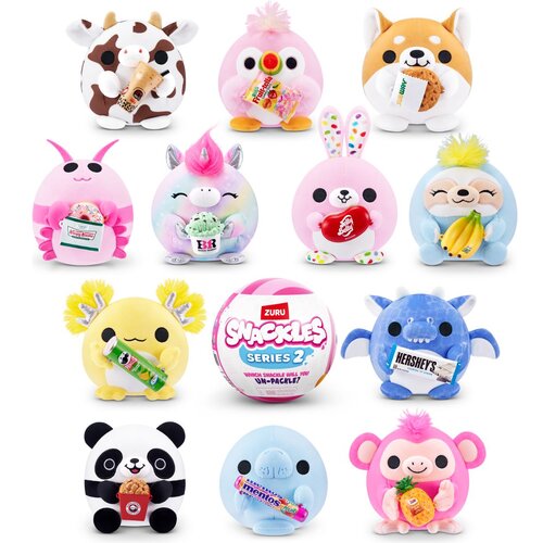 Zuru pli&amp;scaron; u kapsuli 12 cm Snackles Slike