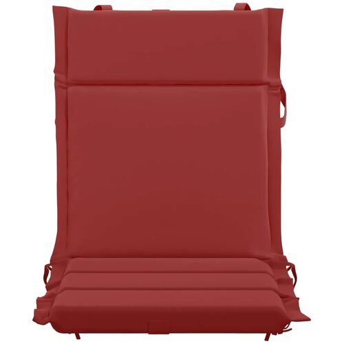  Jastučić za nisku stolicu GEMERT 2 kom. 100% poliester - Burgundac (poliester) 110 x 50 x 3 cm 2 Slike