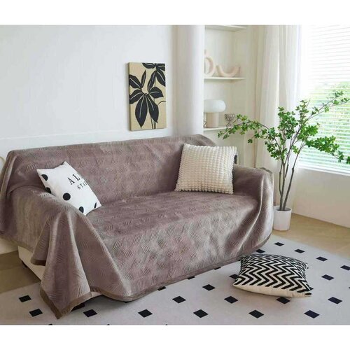 Prekrivač za krevet 160x200cm PK-030 - Tamno braon Cene