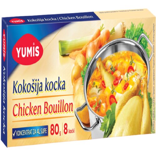 Yumis Kocka za supu kokošija 80g Cene