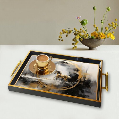 Aberto Design poslužavnik TPA9830 50 x 29 x 3,5 cm, &scaron;areni Cijene