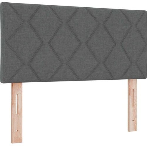  s opruga kutije Tamno siva 120 x 200 cm tkanina Slike