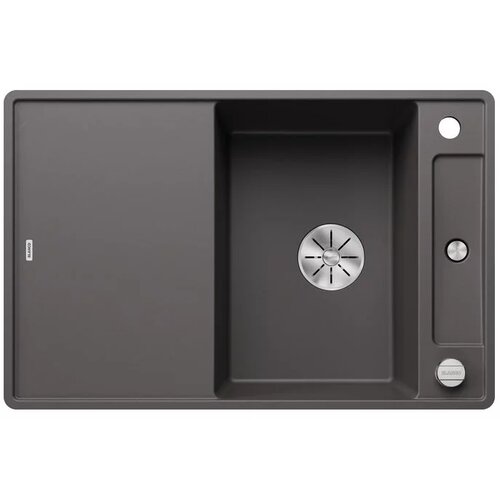 Blanco sudoper AXIA III 45 S-F InFino SILGRANIT SIVI KAMEN, daska staklo, s dalj.upr. Slike