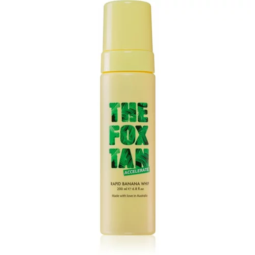 The Fox Tan Rapid Banana Whip pripravek za pospešitev in podaljšanje porjavelosti brez zaščitnega faktorja 200 ml