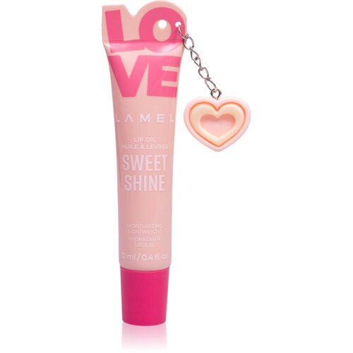 LAMEL Love Sweet Shine hidratantno ulje za usne nijansa 04 Tea Rose 12 ml Slike