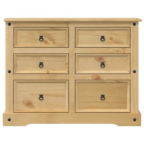  Ladičar Corona 112 x 48 x 91 cm od masivne borovine Slike