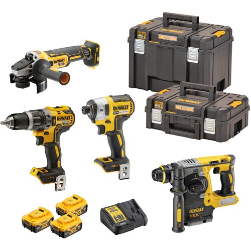 Dewalt DCK422P3T set akumulatorskih alata, 18V XR, sa 3x5Ah baterije i punjačem, u TSTAK koferima ( DCK422P3T ) Cene