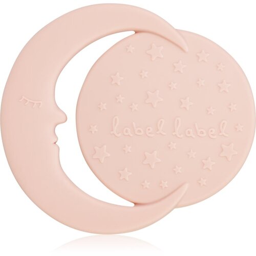 Label Label Teether Moon grickalica za bebe Pink 1 kom Slike