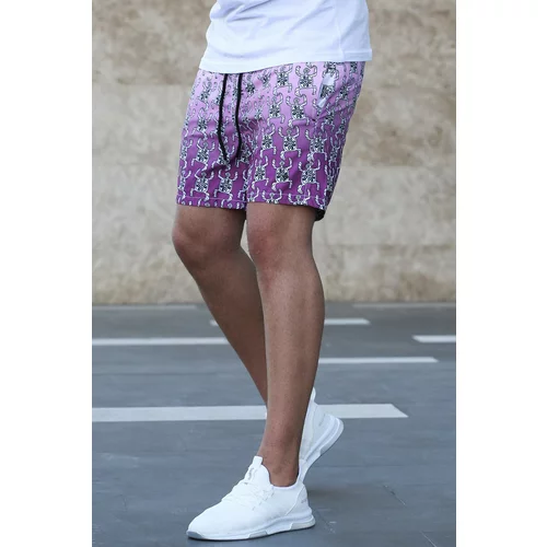 Madmext Shorts - Purple - Normal Waist